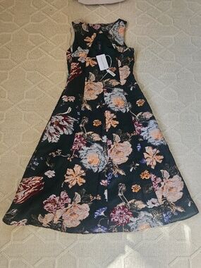 Marchesa Notte Jacquard Midi Dress